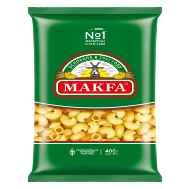 Макароны "Улитки" 400гр "Makfa"