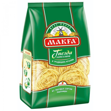 Макароны "Капеллини (гнезда)" 450гр "Makfa"
