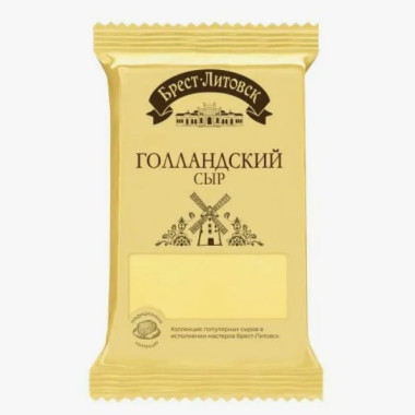 Сыр "Голландский" полутвердый «Брест-Литовск» 200гр.