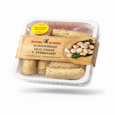 Блины постные "С грибами" 750гр "ФК"
