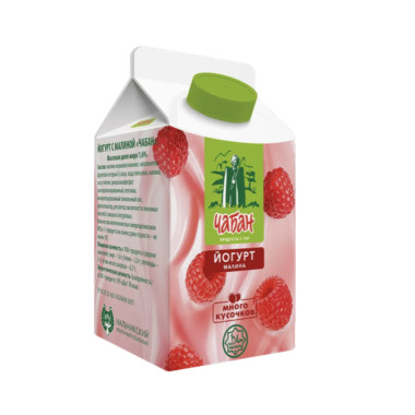 Йогурт Чабан Малина 1,6% 430гр