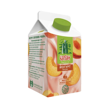 Йогурт Чабан Персик 1,6% 430гр