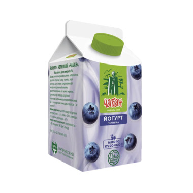 Йогурт Чабан Черника 1,6% 430гр