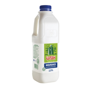 Молоко Чабан 2,5% канистра 930гр.