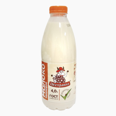 Молоко Пестравка Топленое 4% 955 мл.