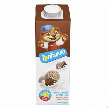 ТОПТЫЖКА Милкшейк Шоколадное мороженое 950 гр