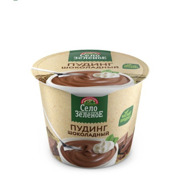 Пудинг молочный Шоколадный 3% «Село Зелёное» 120 гр.