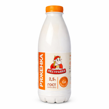 Ряженка 2.5% «Пестравка» 930 гр. ГОСТ