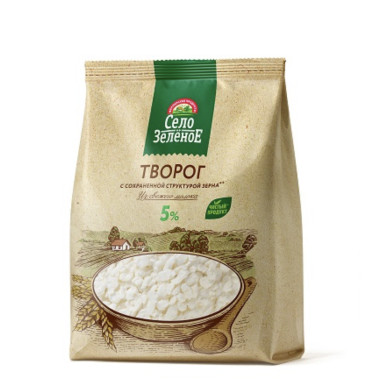 Творог 5% «Село Зеленое» 500 гр.