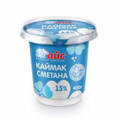 Сметана 15% стакан «Айс»  400 гр