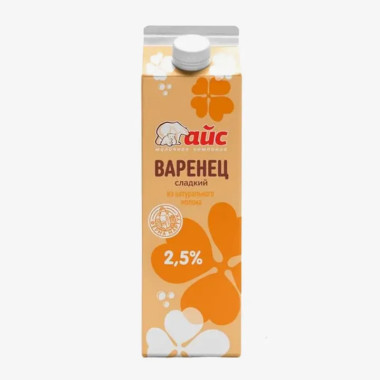 Варенец 2,5% 1 л «Айс»