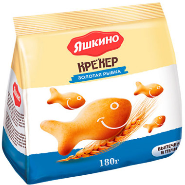 «Яшкино» «Балық» крекері 180 г
