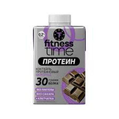 Коктейль молочный со вкусом шоколада 500 г «Fitness time»