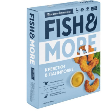 Креветки в панировке "Fish&More" 500гр
