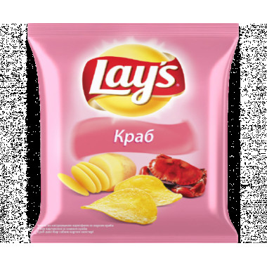 Lays краб чипсы 50 г