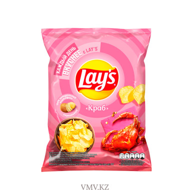 Lays краб чипсы 70 г