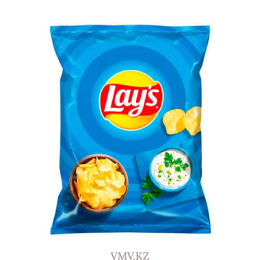 Lays Қаймақ пен көкөністер қосылған чипсы, 70 г