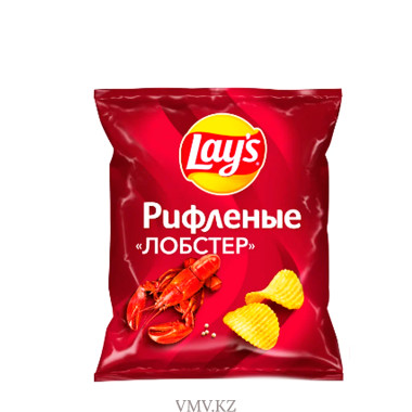 Lays гофрленген омар чипсылары, 70 г