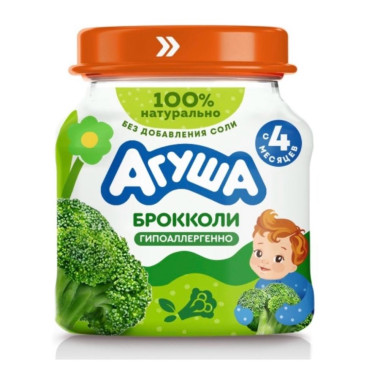 Агуша пюре брокколи 80гр
