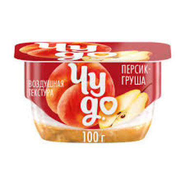 Чудо творожные десерты персик груша 100гр