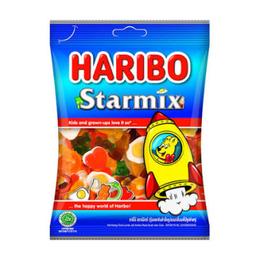 Haribo Starmix шайнайтын кәмпит 80 г