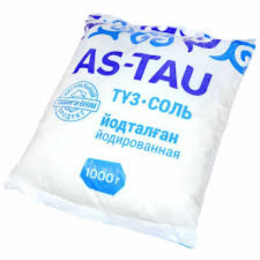 AS-TAU йодталған тұзы 1кг
